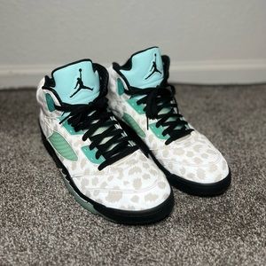 Air Jordan retro 5 Island Green